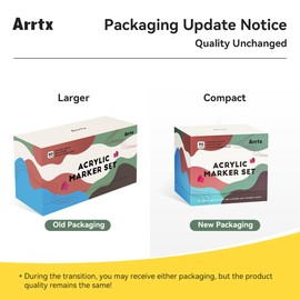 Arrtx 90 Colors Paint Markers, Acrylic Paint Pens for Artists Adults Coloring Drawing - Extra Brush Tip for Rock Painting, Wood, Canvas, DIY Crafts Making Art Supplies