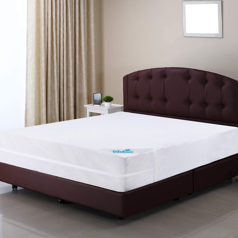 Biloban Zippered Mattress Encasement Twin/Single, 100% Waterproof Mattress Protector, Premium