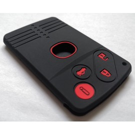 KAWIHEN Silicone Key Fob Cover Compatible with 2004-2009 Mazda 5 6 CX-7 CX-9 MX-5 Miata RX-8 Key fob BGBX1T458SKE11A01 TDY1-67-5RYA NFY7-67-5RYB 662F-SKE11A01