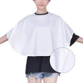 Capa de Peluquería de Nylon Ajustable para Hombros, Salón Fácil de Limpiar, Antiestática y Ligera, Protege la Ropa durante Cortes