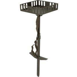 Avery Marsh 12" x 12" Flat Top Table (90065) with Shoulder Strap - Waterfowl Hunting Durable Lightweight Aluminum Multi-Purpose Adjustable Height 39" to 47"