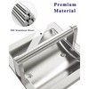 WZKALY Toilet Paper Holder 2 Pack, Recessed Pivoting Toilet Paper