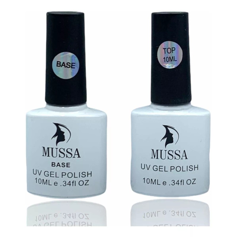 Lé Mussa Base Y Top Finish Gel Uv Para Uñas