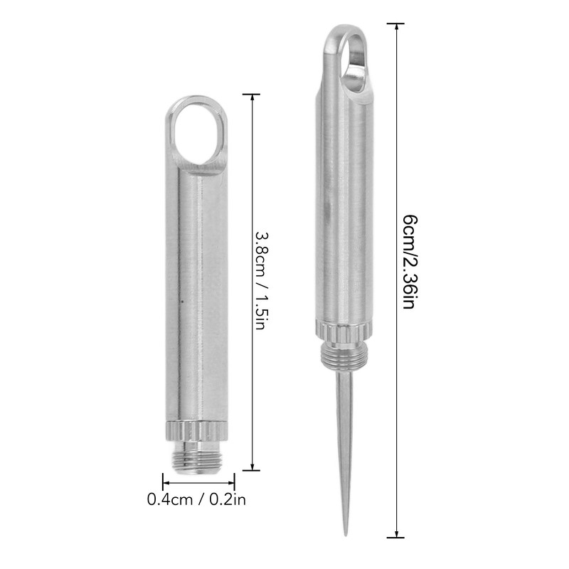 Portable Titanium Toothpicks Reusable Metal Pocket Toothpicks for Picnic Camping