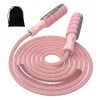 FITMYFAVO Jump Rope Cotton Adjustable Skipping Weighted jumprope for Women，Adult