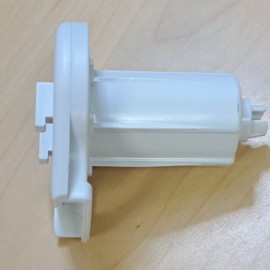 Rollease Clutch Skyline Hook Mount (White, SL10 1 1/8" Tube) with Clear Bead Stop 2201