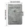 Passport Holder Cover, Travel Wallet with RFID Blocking, Case Organiser