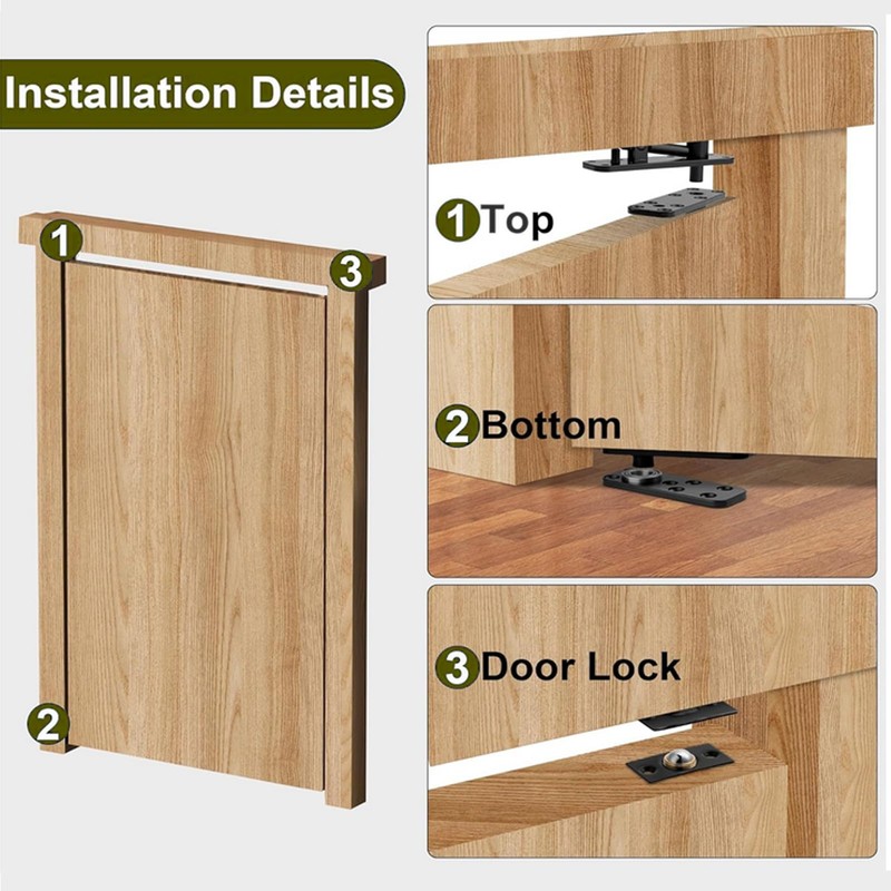 Hidden Door Hinge - Heavy Duty Door Hinges, Pivot Hinge,