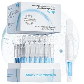 WNP Sérum De Ácido Hialurónico Al 3% Para El Rostro Con Hidratación Multicapa 4D | Sérum Antiedad Ultra Hidratante | Hidratante Para Piel Seca Y Sensible | Cuidado Facial Previo Al Maquillaje | 30 Via