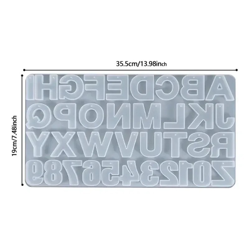 Moldes De Fundición De Resina, Numerales De Letra, Bricolaj