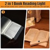 Strackvial Book Light, 3 Color Adjustable LED Flat Reading Light,