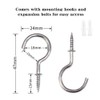 BEL AVENIR Curtain Rope Tiebacks, Drapery Rope Holdbacks with 4