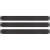 3 x 1 U Rack Panel 483 mm 19 Inches