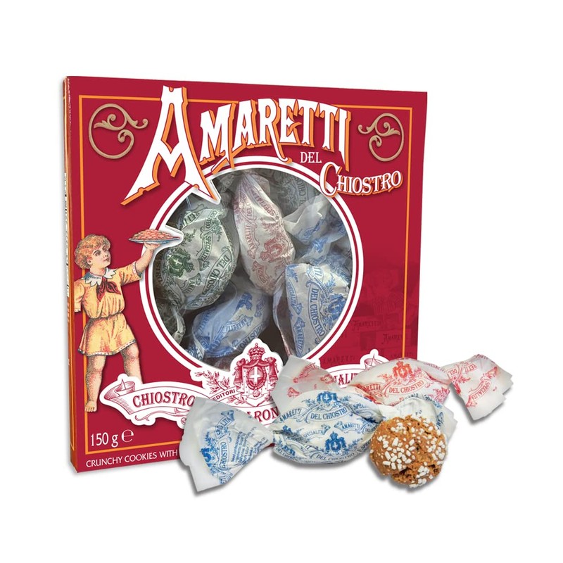 Amaretti Del Chiostro, Amaretti Di Saronno Crunchy Italian Cookies, 5.3