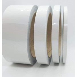 siviwonder Decorative Strips White Reflective Reflective Sticker 9 mm Length 10 m Car Reflective Tape White