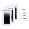 3 x Self-Fanning Volume Eyelashes 0.07 C Curl 12 mm