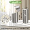 Conzon Toothbrush Holders for Bathrooms, Travel Toothbrush Organizer Toothbrush and