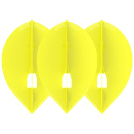 Lstyle Dart Flights: L2 PRO forma de lágrima, para dardos de punta suave y punta de acero, color amarillo