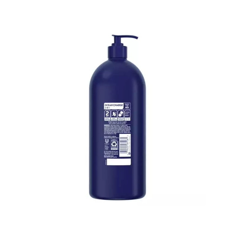 Suave Men Moisturizing 2 in 1 Shampoo Plus Conditioner, 40