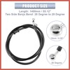 ACROPIX 55.12" Length 10mm ID Motorcycle Hydraulic Brake Line Oil