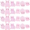 jojofuny Resin Miniature Pig Figurines - Pig Characters Mini Toy, Desktop Piggy Statue Decorations Desktop Pig Model for Kids Birthday Party Supplies, Baby Shower
