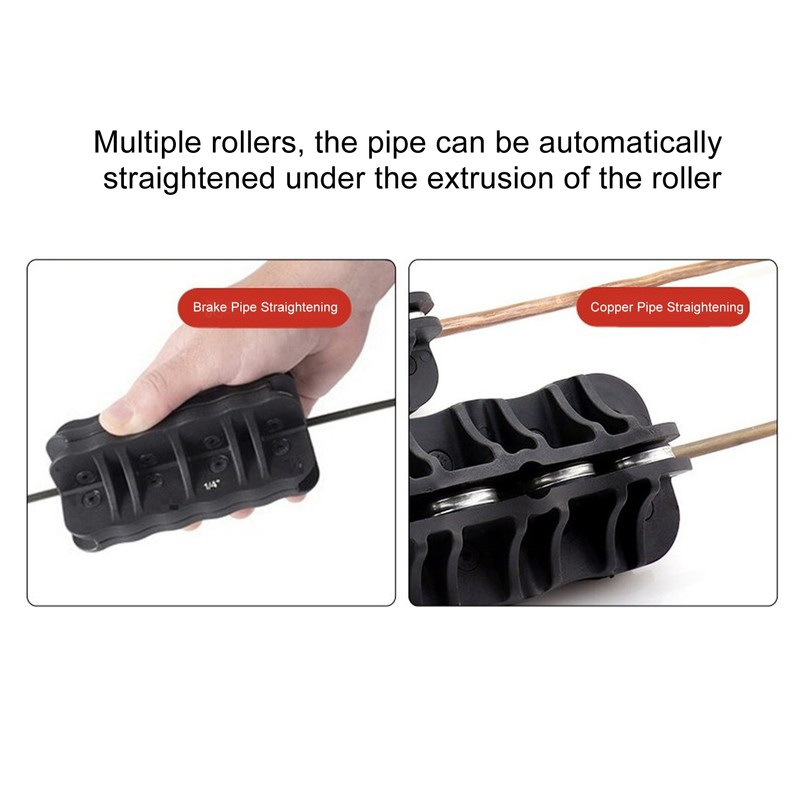 Brake Line Straightening Tool Pipe Wire Handheld Tubing Straightener Fuel