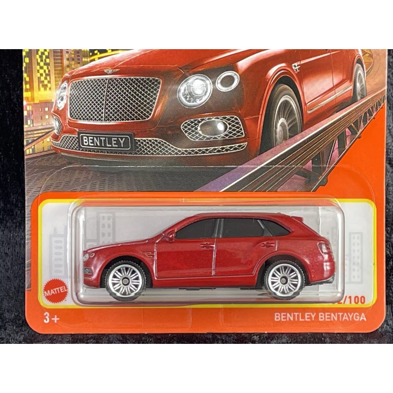 Matchbox 2022 MBX Team Bentley 82/100 Red Bentley Bentayga