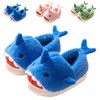 Fiedaz Boys Girls Shark Slippers for Toddler - Plush Warm