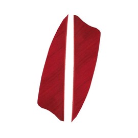 50 Pcs Turkey Feather Fletching 3 Inch Right Wing Arrow Feathers Vanes(Red)