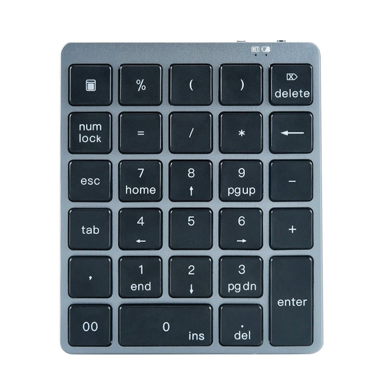28 Keys Wireless Numeric Keyboard Financial Accounting Office Keyboard BT+USB