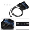 USB2.0 HDAUDIO Floppy Front Panel 3.5'' 9Pin to 2 USB2.0