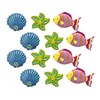 Home Collections Seashells & Fish Polyresin Shower Curtain Hooks for