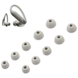 Replacement for BeatsPowerbeats Pro 2 Earbuds Tips Silicone Ear Tips, Powerbeat Pro 2 Eartips XS/S/M/L/XL 5 Size 5 Pairs, Quick Sand 923g5p