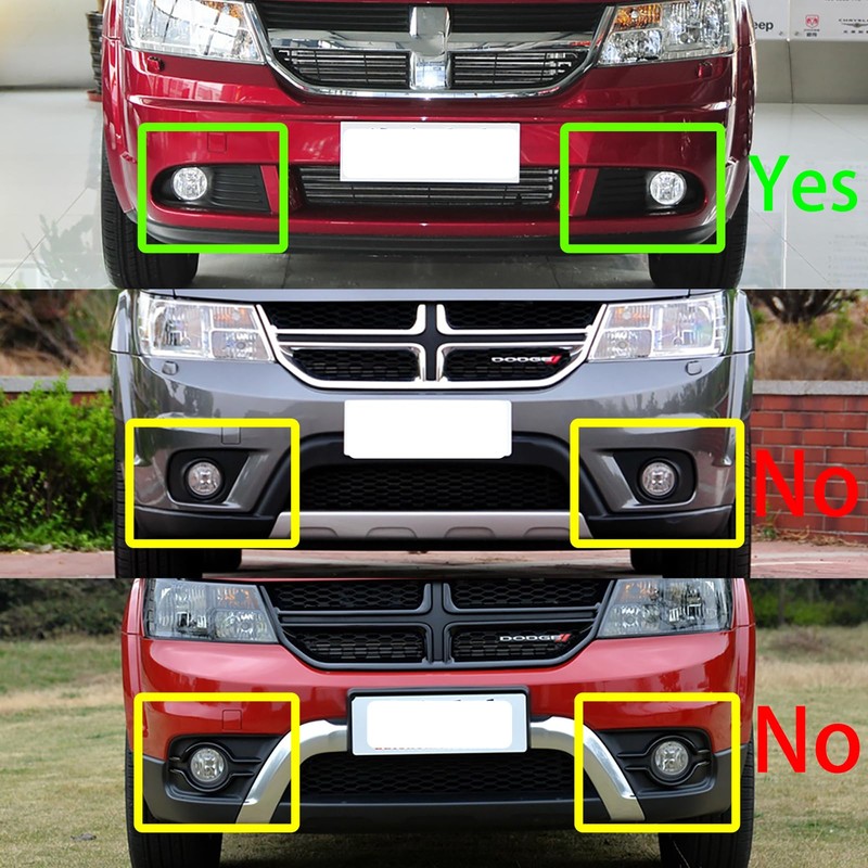 KITOCARTOP LED DRL Fog Lights Led Front Bumper Light Fit