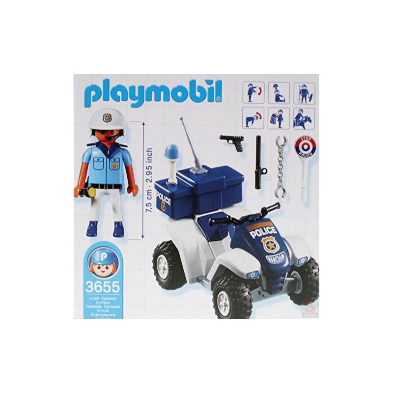 PLAYMOBIL® 3655 - Police-Quad