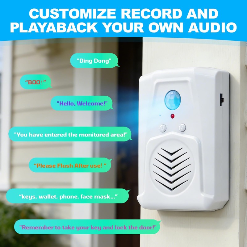 CYSFETENA PIR Motion Activated Sound Player - Haunted House Scream