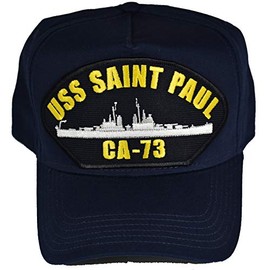 USS St. Paul Saint CA-73 Hat - NAVY BLUE - Veteran Owned Business