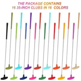 Leyndo 16 Pack Golf Putter for Men and Women - 35 Inch Kids to Adult, Left and Right Handed