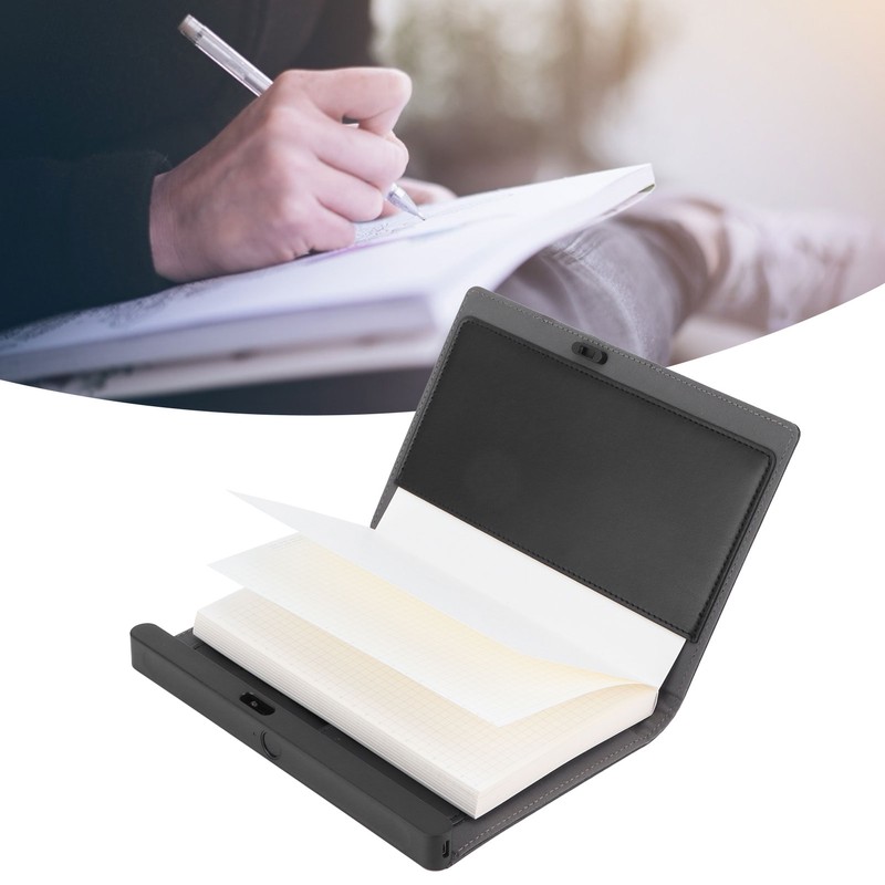 Fingerprint Lock Notebook Portable USB Business Notepad Diary Book for