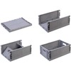 Rosenstein & Söhne Plastic Boxes: Set of 6 Plastic Storage