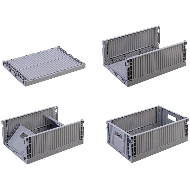 Rosenstein & Söhne Plastic Boxes: Set of 6 Plastic Storage