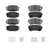 Fraxle Front and Rear Ceramic Brake Pads Set with Hardware