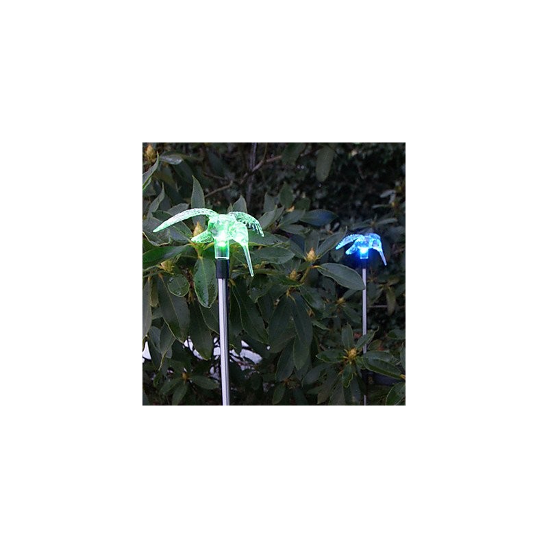 Solar Color Changing Hummingbird Style Garden Stake Light