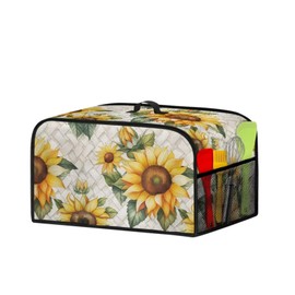 Uorisanigo Crock for Pot Covers Oval 6 7 8 qt Sunflower Slow Cooker Cover Kitchen Washable Appliance Cover Protective Slow Cooker
