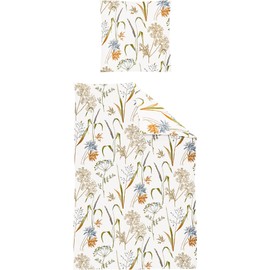 Irisette Bed Linen Fine Flannelette Natural Size 155 x 220 cm (80 x 80 cm)