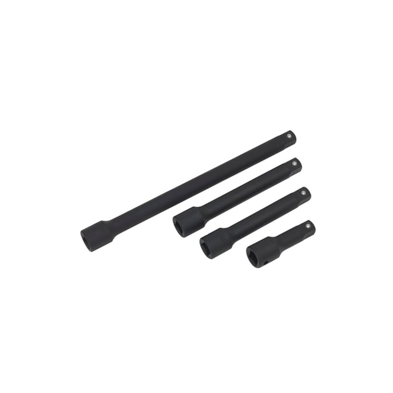 Sealey Ak5513 Impact Extension Bar Set 4Pc 1/2Sq Drive