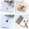 VOOSEYHOME Hearts & Rings Wax Seal Stamp with Rosewood Handle,