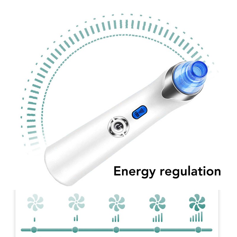 Pore Vacuum Blackhead Remover USB Rechargeable Strong Suction Electric Comedone