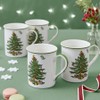 Spode Christmas Tree Collection Mug and Santa Ornament Set of
