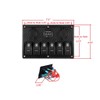 6 Gang Switch Panel Circuit Breaker Toggle Rocker Switch Boat
